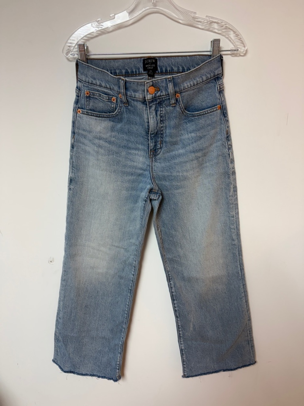 J. Crew Light Blue Cropped Straight Jeans